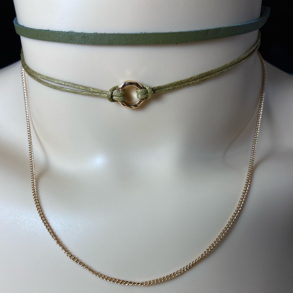 Leather Choker Necklace
